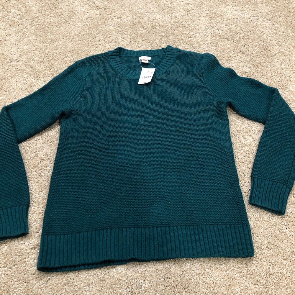 NWT Green JCrew Sweater